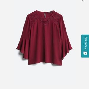 41 Hawthorn Isebella Lace Front Blouse